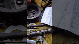 Вал отбора мощности на раздатку газ 69 + чертёж корпуса.