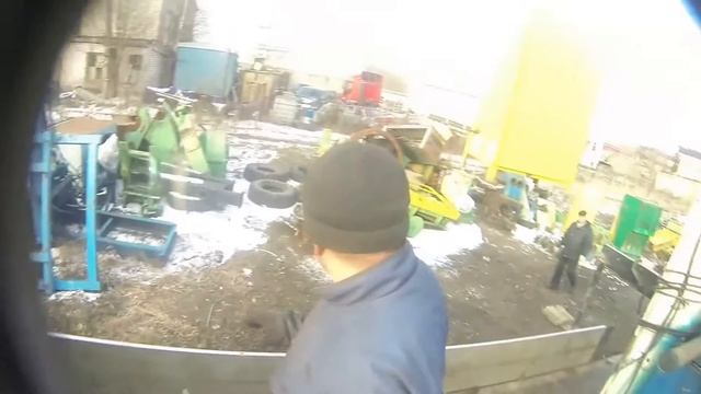 Погрузка оборудования манипулятором. смотреть онлайн