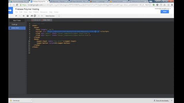 Hosting Polymer Projects in Firebase