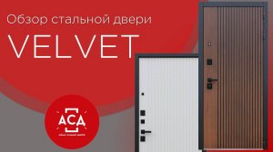 Обзор стальной двери Velvet