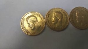 Червонцы Николая 2 с запилами. Насколько дешевле