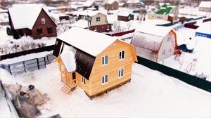 Отзыв о доме 7х9 из профилированного бруса