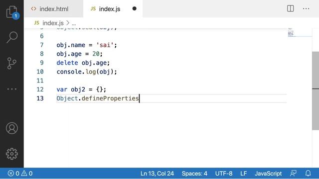 Seal method of an Object | Javascript seal method | Part-11 | Javascript Objects