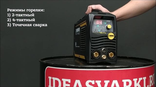 Обзор сварочного аппарата КЕДР UltraTIG 200P DC