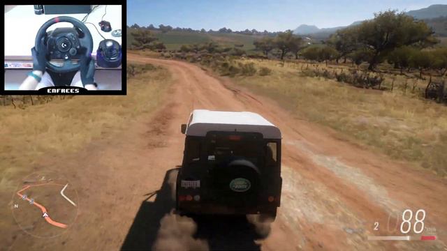 Forza Horizon 5 - Land Rover Defender 90 | Logitech g923 gameplay
