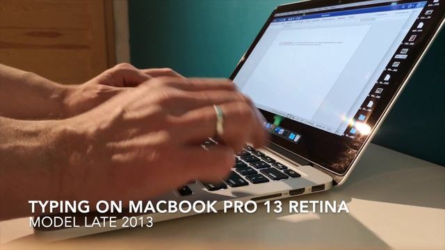 TYPING ON MACBOOK PRO 13 RETINA 2013 \\ HQ SOUND смотреть онлайн