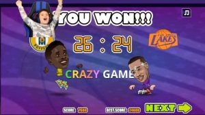 Playing Crazy Games Basketball Stars and Soccer Masters Euro 2020