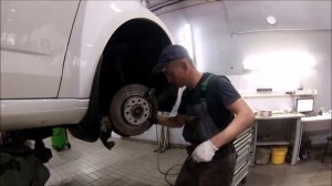 Замена Передних тормозных колодок Servise Pro Skoda Oktavia A7