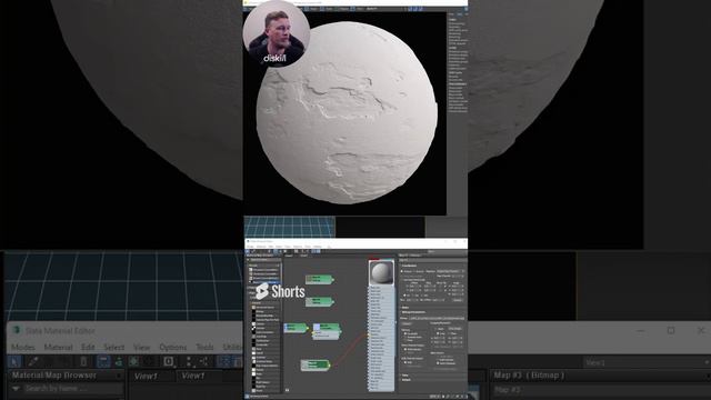 Как сделать реалистичный материал в 3Ds Max?  #shorts #3d #3dmodeling #3dsmax #3dmax #визуализация