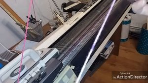 Узор кукурузка на вязальной машине Brother