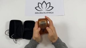 Калимба-mini, 8 нот в комплекте с кейсом и шнурком для ношения