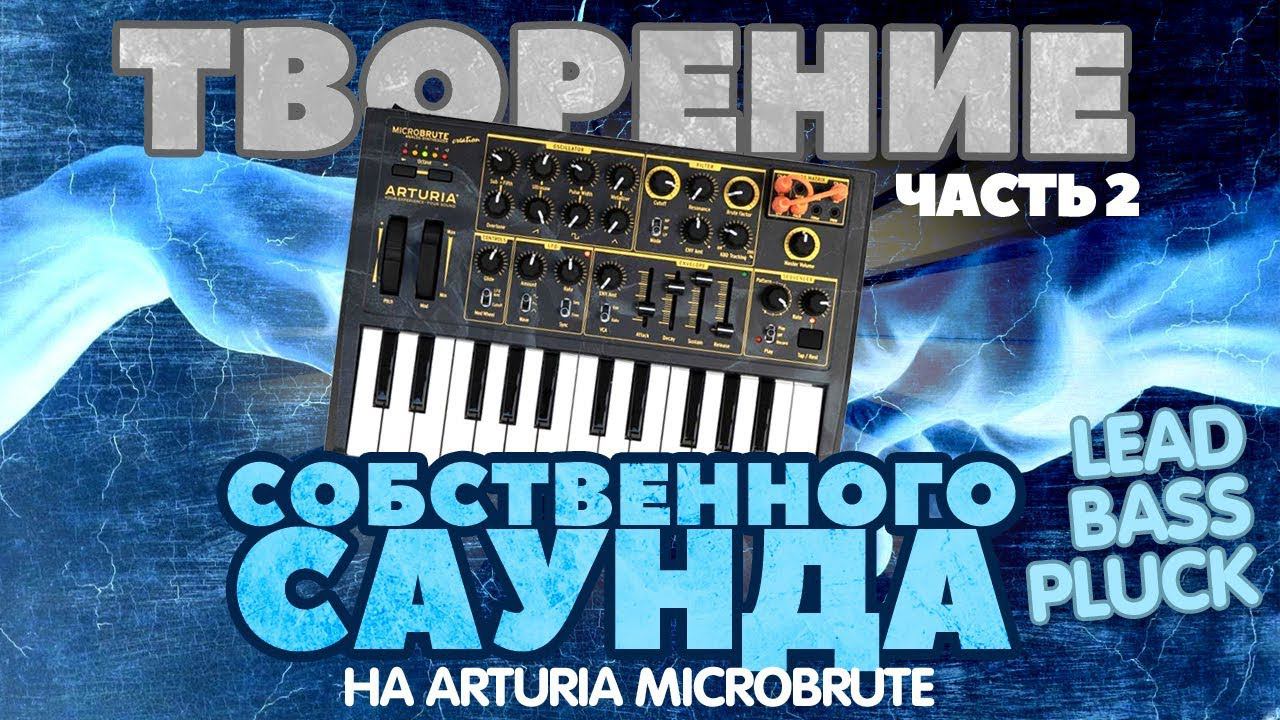 ОСНОВЫ СИНТЕЗА ЗВУКА НА АНАЛОГОВОМ СИНТЕЗАТОРЕ ARTURIA MICROBRUTE, Ч. 2: LEAD, BASS, PLUCK, BEAT