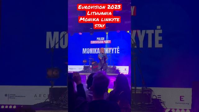 Lithuania - Monika Linkyte - Stay - Polish Eurovision Preparty 23 # #eurovision2023 #lithuania