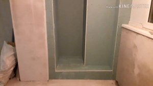 Полки из гипсокартона До - После