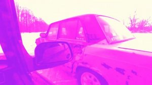 Зимний дрифт на жигулях под фонк!