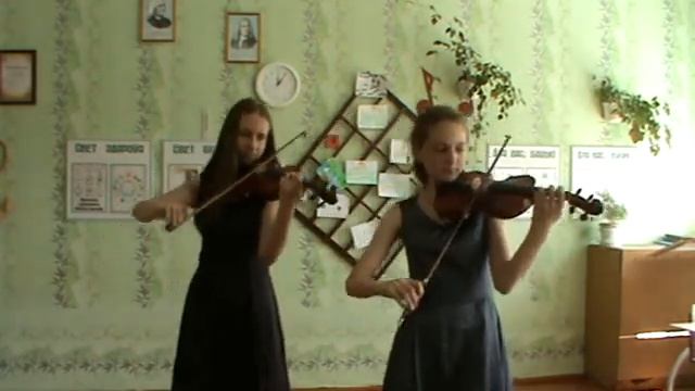 "Рэчанька" скрипичный дуэт смотреть онлайн