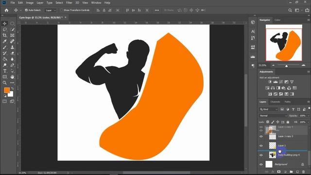 New Tutorial 2020 GYM logo Design in Photoshop смотреть онлайн
