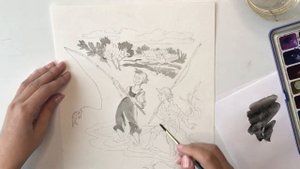 Книжная иллюстрация! Легко и быстро! Как сделать книжную иллюстрацию