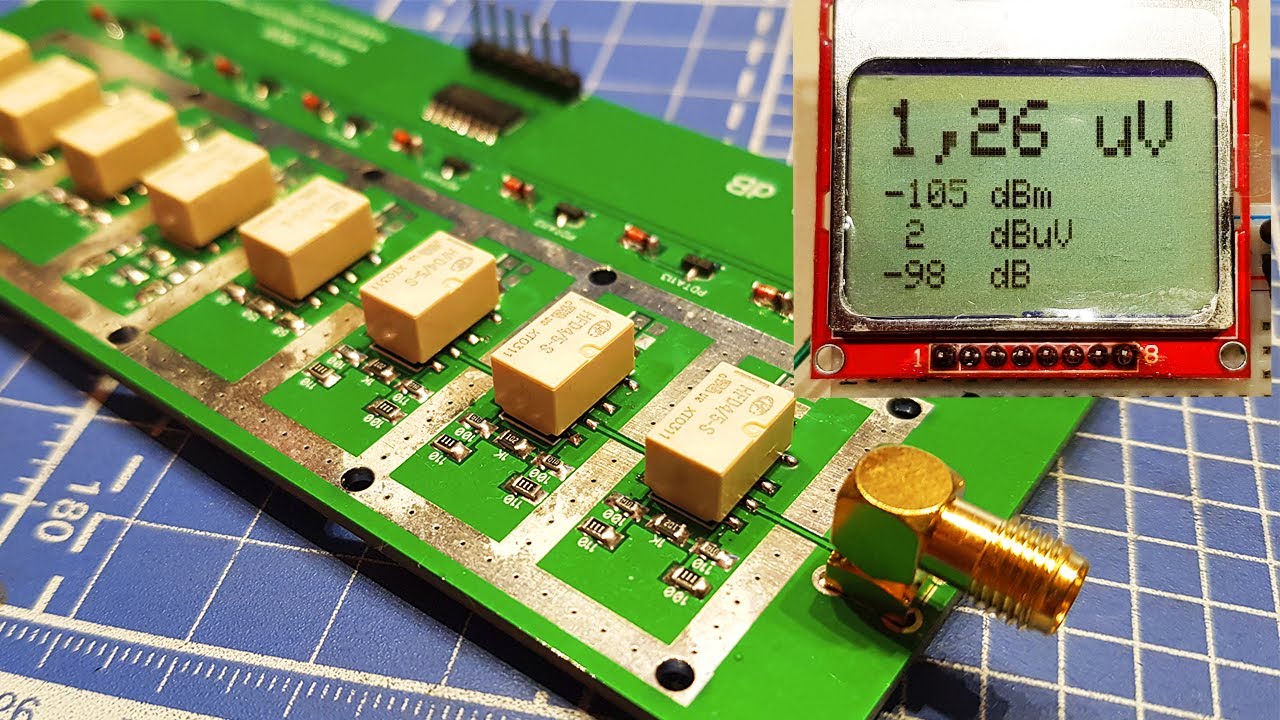 Ступенчатый Аттенюатор на реле по Скрыпнику смотреть онлайн