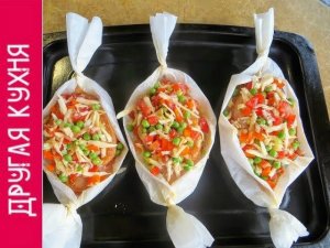 Все теперь будут просить этот рецепт / Куриные лодочки с овощами