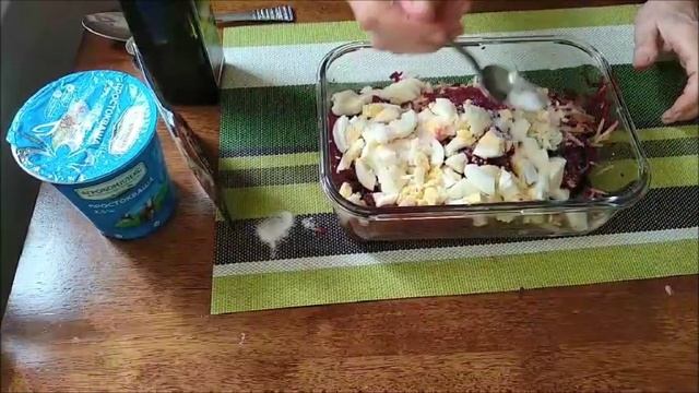 Жиросжигание: салат из варёной свеклы и яиц [спортивная диета]