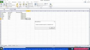 How To Convert Mobile Phone Contact Excel to VCF and VCF to Excel easily.