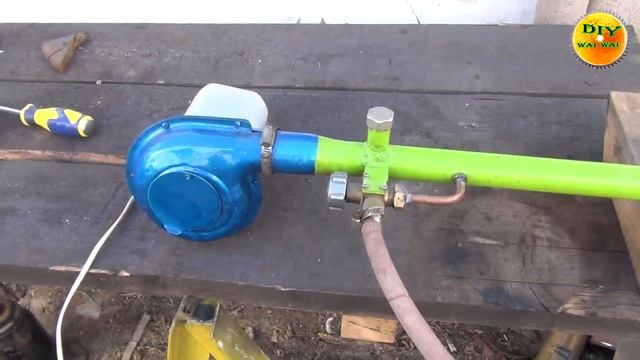 А будет ли самодельная турбогорелка работать на природном газе??? DIY WAI WAI смотреть онлайн