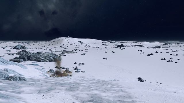 Starfield - Walking On Saturns Moon Mimas, Saturn Space Moon Exploration Ambience - Starfield Music