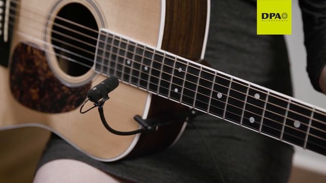 How to mic an acoustic guitar with a 4099 Instrument Mic смотреть онлайн