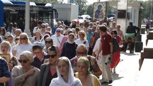 ДЕНЬ СТРАСТНОЙ ИКОНЫ БОЖИЕЙ МАТЕРИ. Крестный ход общины "За возрождение Страстного монастыря!"