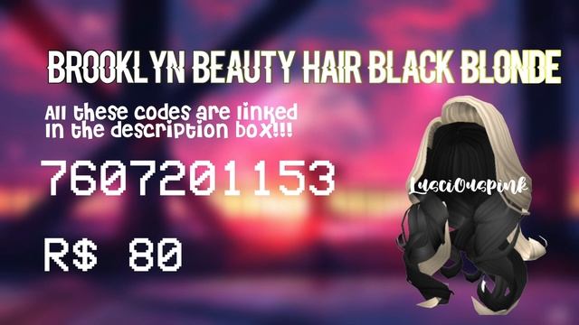 ROBLOX Brooklyn Beauty Hair (ALL COLORS) + THANK YOU FOR 13K? смотреть онлайн