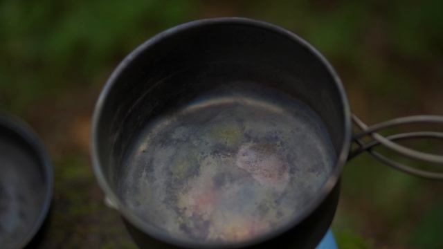 Титановый котелок APG с aliexpress - титановая посуда, обзор снаряжения смотреть онлайн