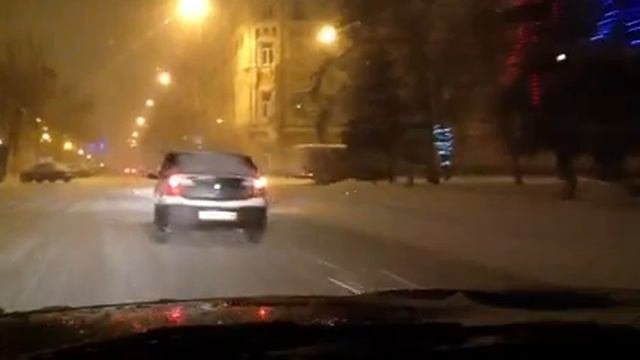 Погода в Саратове. Зима. Вечер 15 января 2012 года