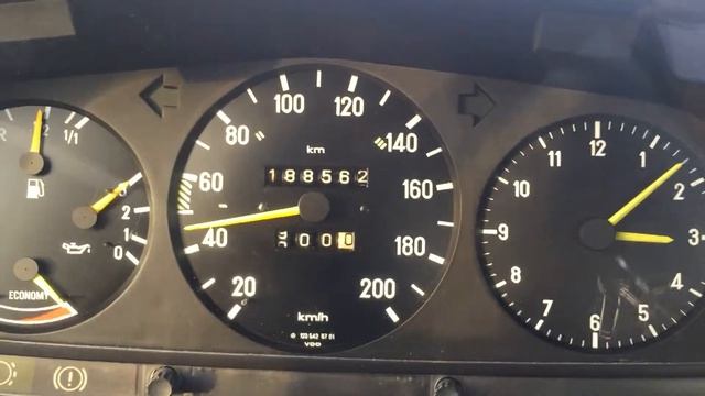 Mercedes 200 W123 0-80 kmh Beschleunigung acceleration