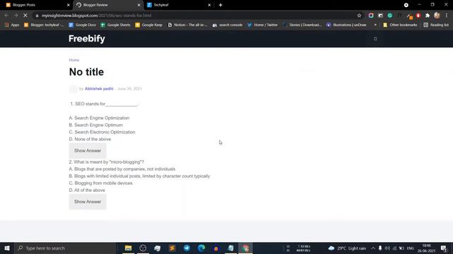 How to Add MCQ Questions & Answers on Blogger? | Create Quiz in Blogger смотреть онлайн