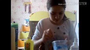 Как сделать лизун из тетрабората натрия, клея, и геля для бритья