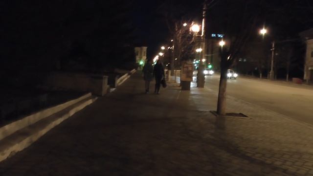 Огни вечернего города  Старый Оскол