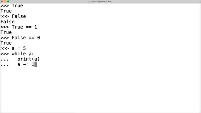Booleans Python смотреть онлайн