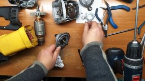 Разборка и ремонт болгарки KOLNER