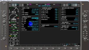 Garmin 1000 MFD Part 3 AUX
