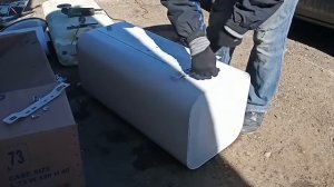 Заработок на мусоре. Нержавейка. Разборка бойлеров (водонагревателей) на металл. Часть 2.