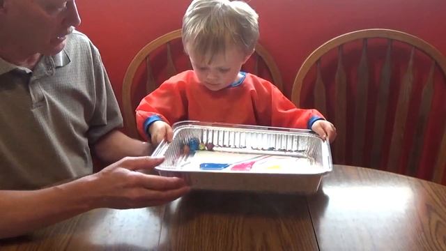 Easy Kid's Art Craft Project - How To Paint With Marbles - Toddler, Kindergarten, Elementary Age смотреть онлайн