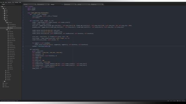 [Ren'Py / Python] Let's Code 5.0 #6 Coding a "Snake" mini-game using User Defined Displayables
