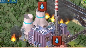 Взрыв 4 энерго блока в Theo Town