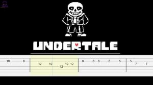 Megalovania - Undertale [Guitar Tabs Tutorial]  - Slow and Easy