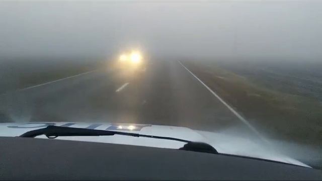 Густой туман накрыл округ Ставрополья