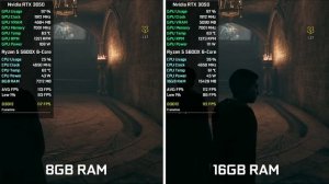 Hogwarts Legacy - 8GB RAM vs 16GB RAM