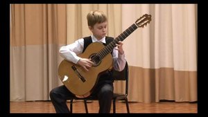 Франcиско Таррега - Гавот ''Мария''. Исп.  Даниил Горват, 11 лет