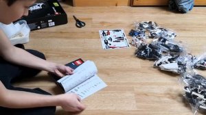 Unboxing Lego Porsche 42096 + time lapse