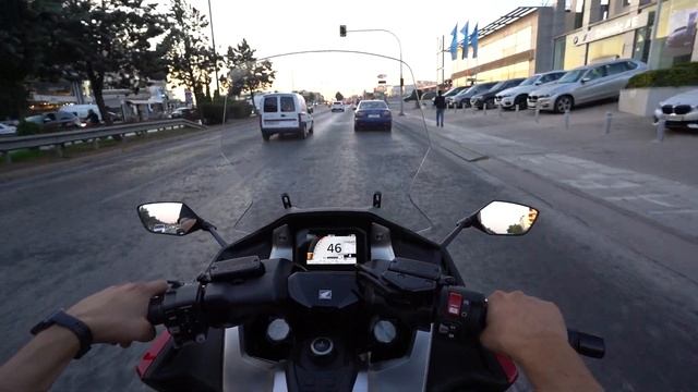 HONDA FORZA 750 review in ENG смотреть онлайн